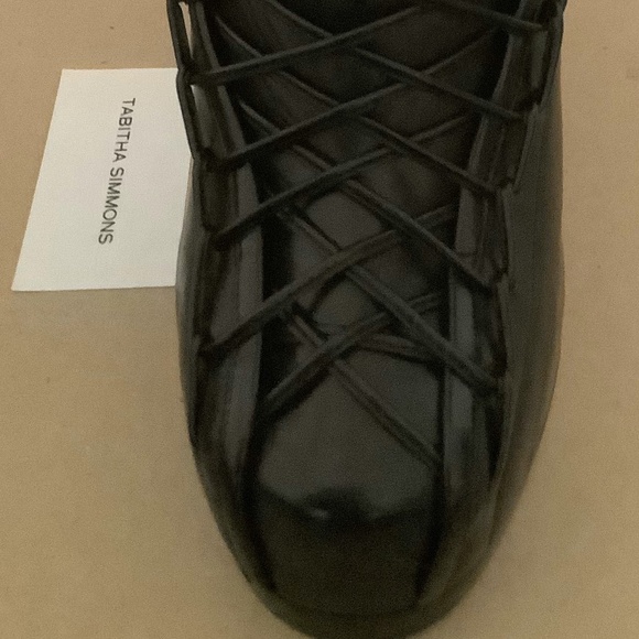 Tabitha Simmons Codi Over the Knee Black Lace Up Combat Boots Size 38.5 New! - Picture 12 of 16